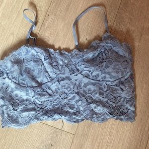 Lace crop top from Shein